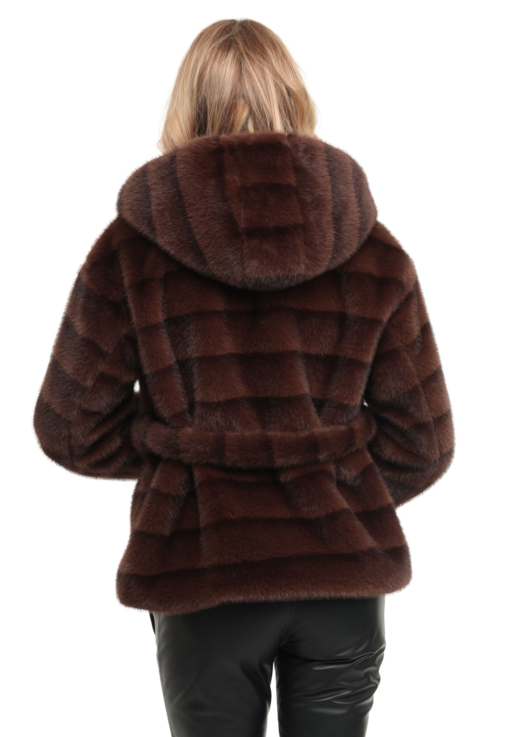 Vêtement en cuir Vestes cuir marron