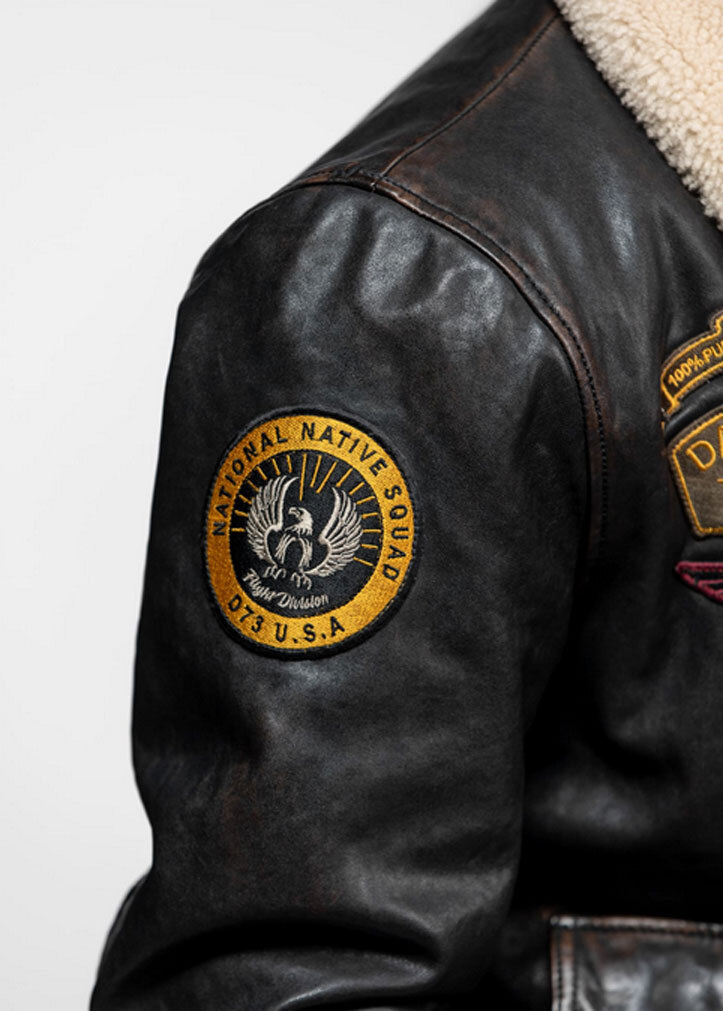 Vêtement en cuir Blousons cuir noir