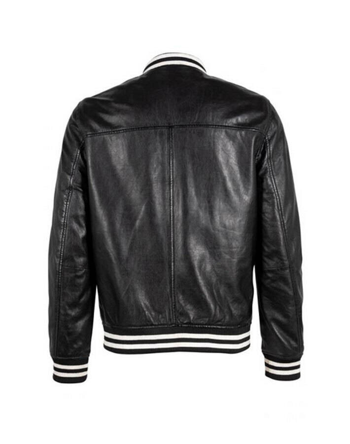 Vêtement en cuir Les bonnes affaires Homme noir