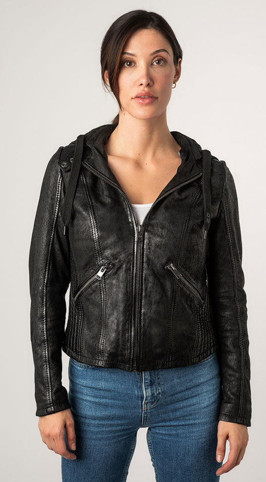 Vêtement en cuir Blousons cuir noir