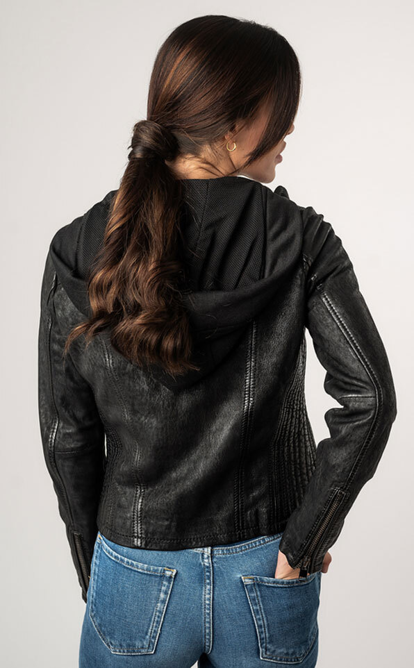 Vêtement en cuir Blousons cuir noir