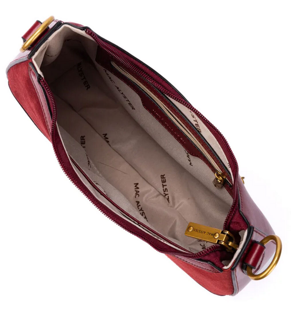 Vêtement en cuir Maroquinerie femme rouge