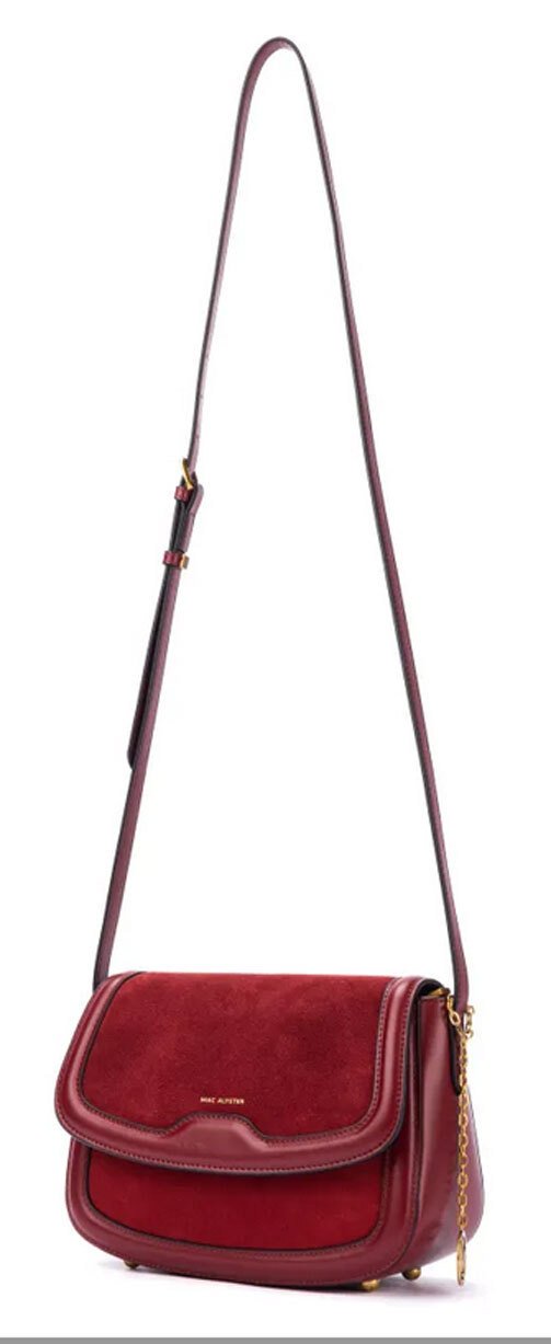 Vêtement en cuir Maroquinerie femme rouge