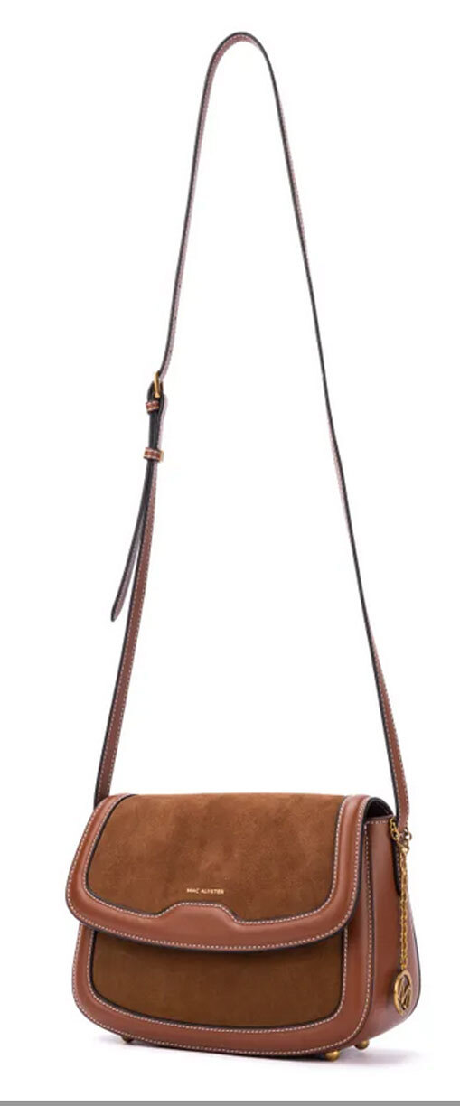 Vêtement en cuir Maroquinerie femme cognac