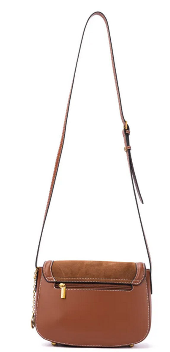 Vêtement en cuir Maroquinerie femme cognac