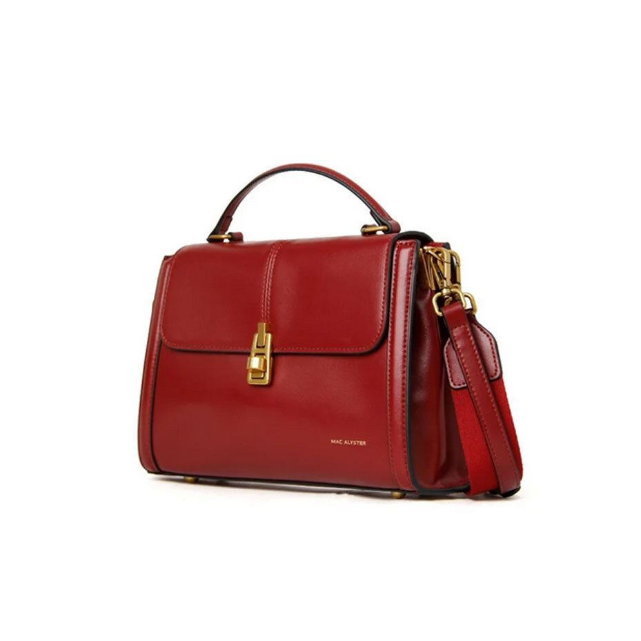 Vêtement en cuir Maroquinerie femme rouge