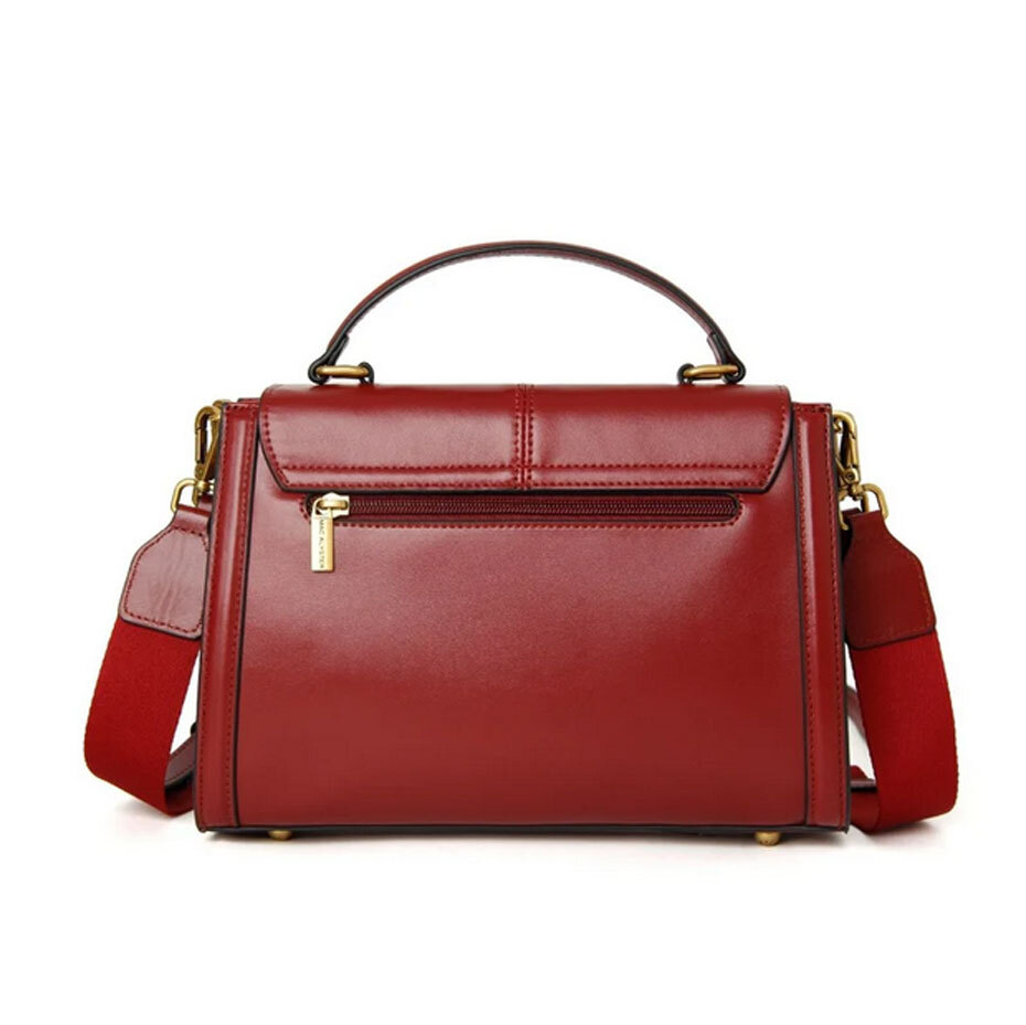 Vêtement en cuir Maroquinerie femme rouge