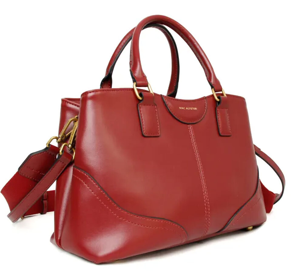 Vêtement en cuir Maroquinerie femme rouge