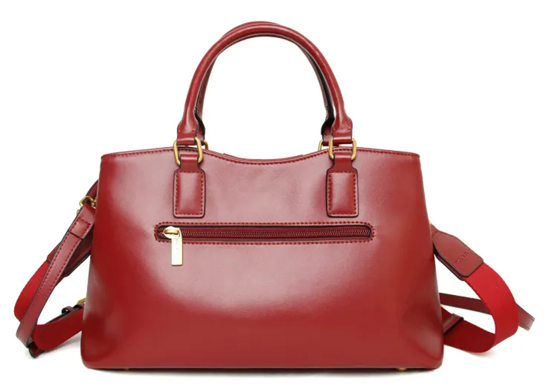 Vêtement en cuir Maroquinerie femme rouge