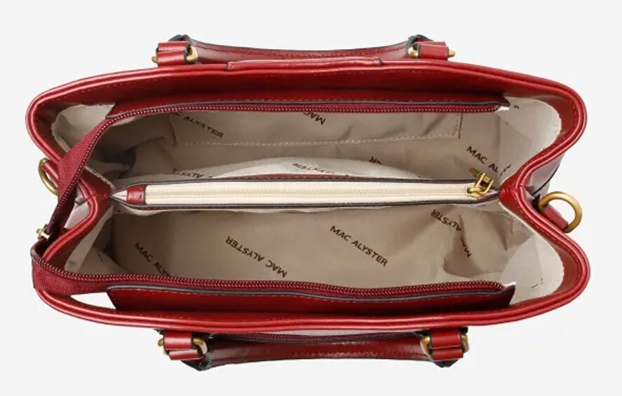 Vêtement en cuir Maroquinerie femme rouge