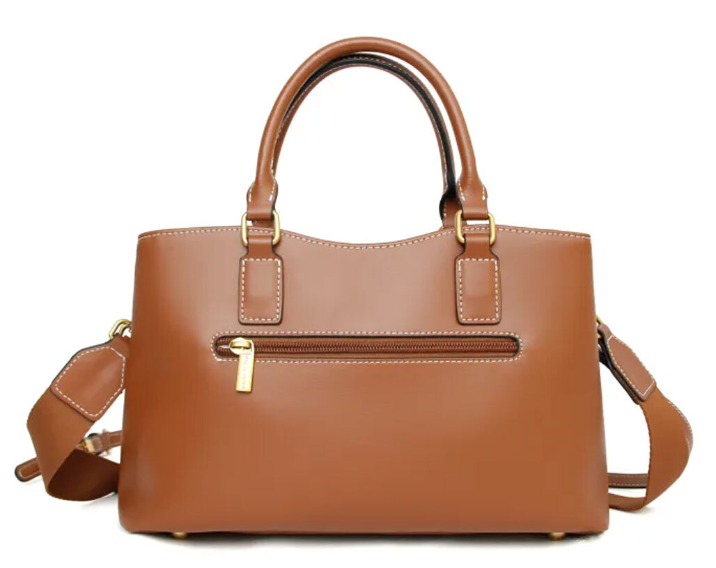 Vêtement en cuir Maroquinerie femme cognac