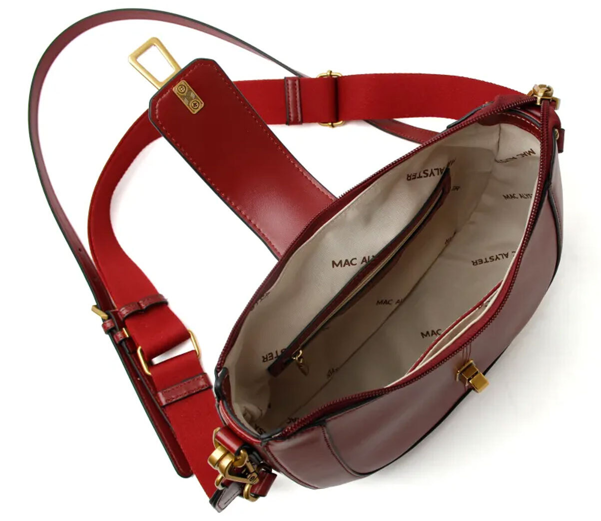 Vêtement en cuir Maroquinerie femme rouge