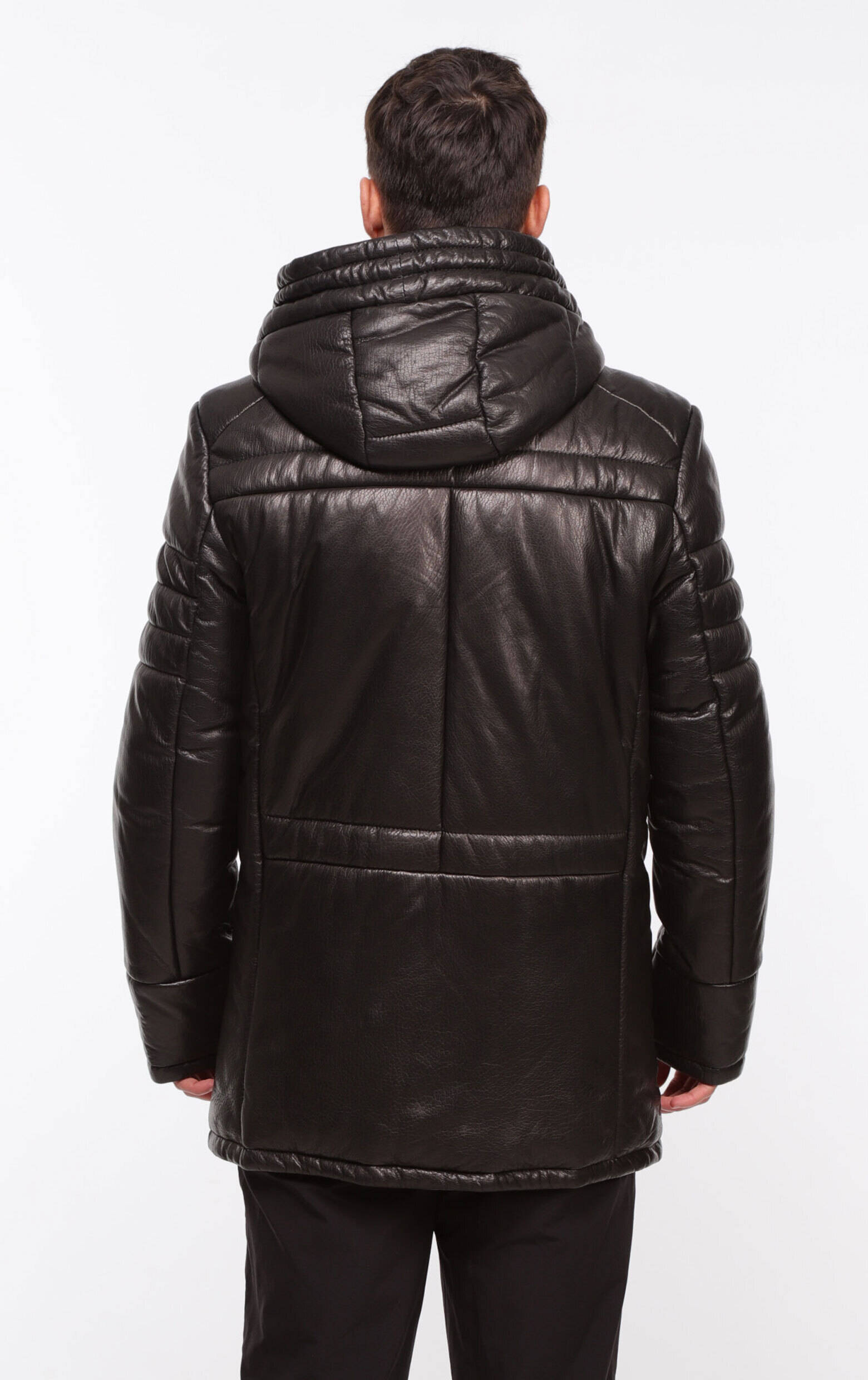 Vêtement en cuir Vestes & Trois Quart cuir noir