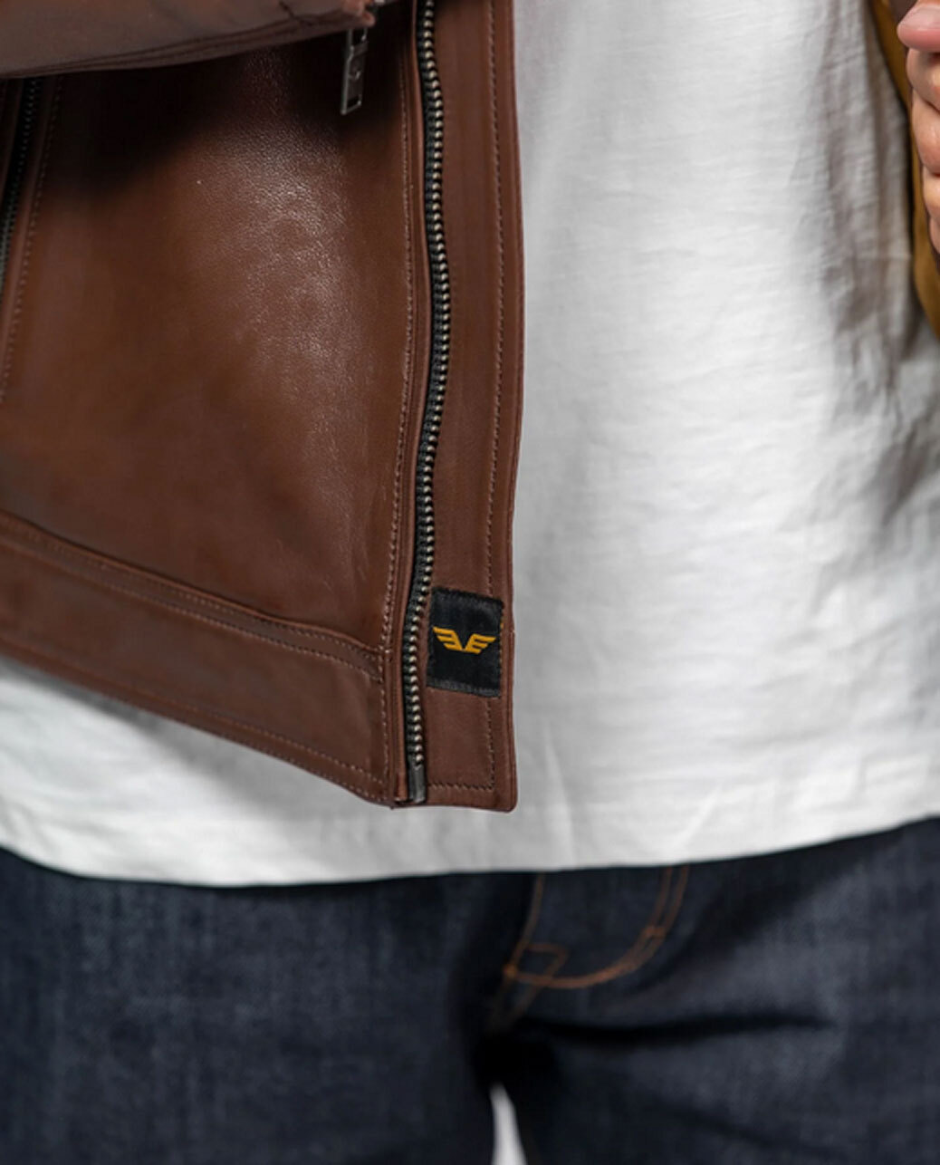 Vêtement en cuir Blousons cuir marron