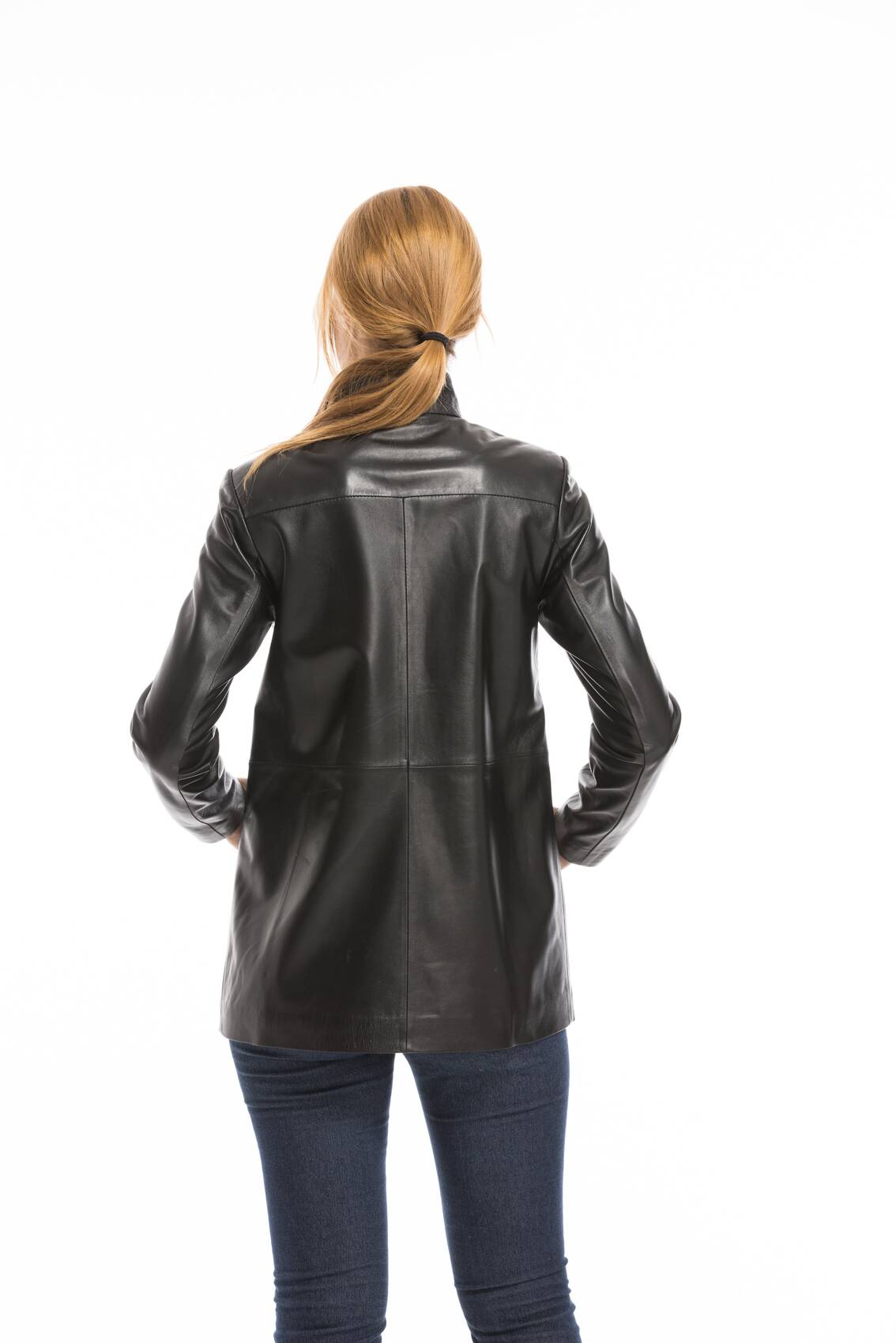 Vêtement en cuir Manteaux cuir noir