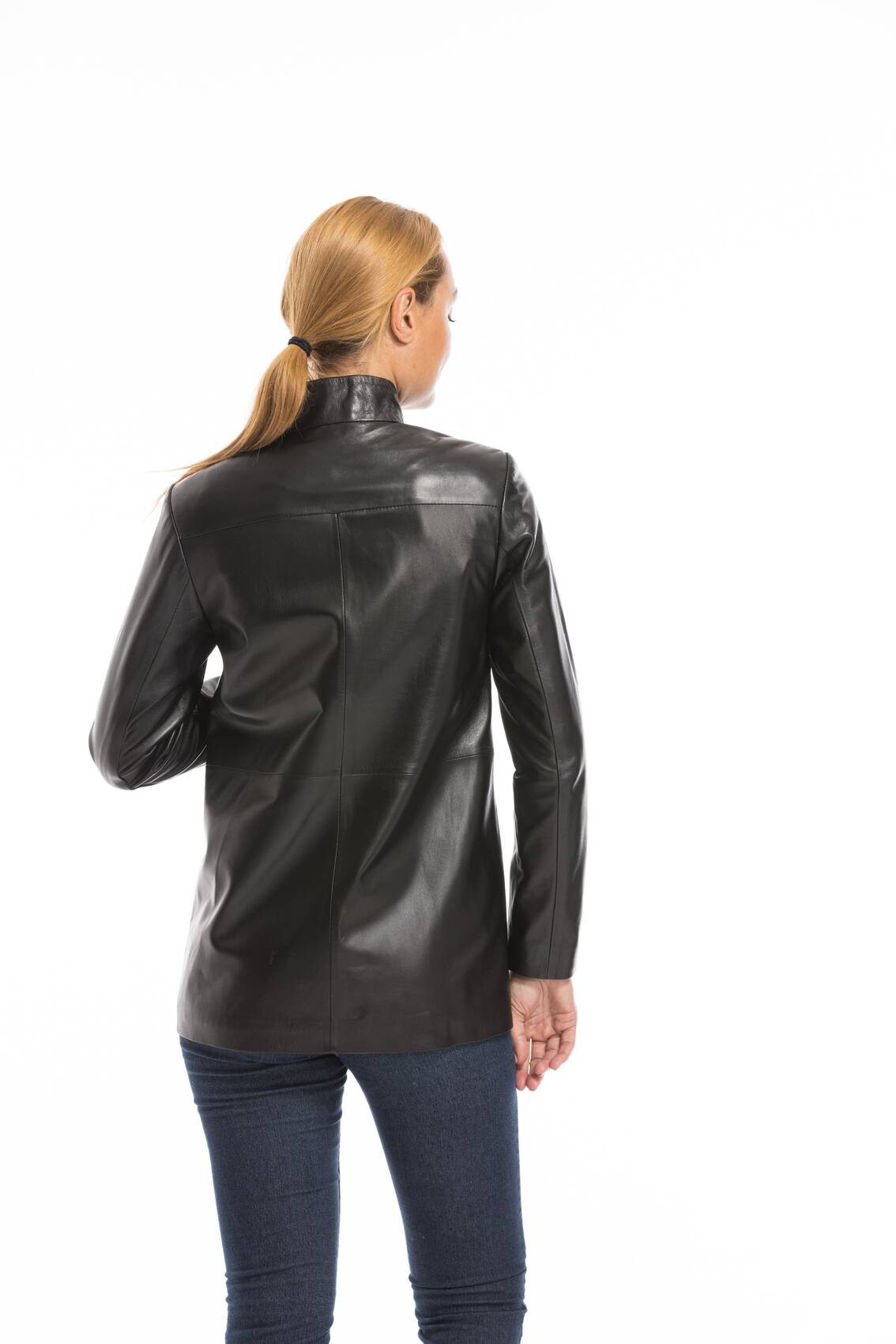 Vêtement en cuir Manteaux cuir noir