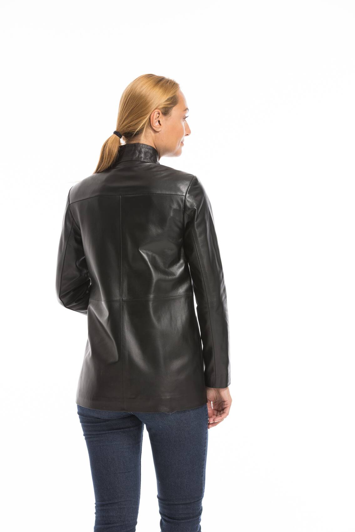 Vêtement en cuir Manteaux cuir noir