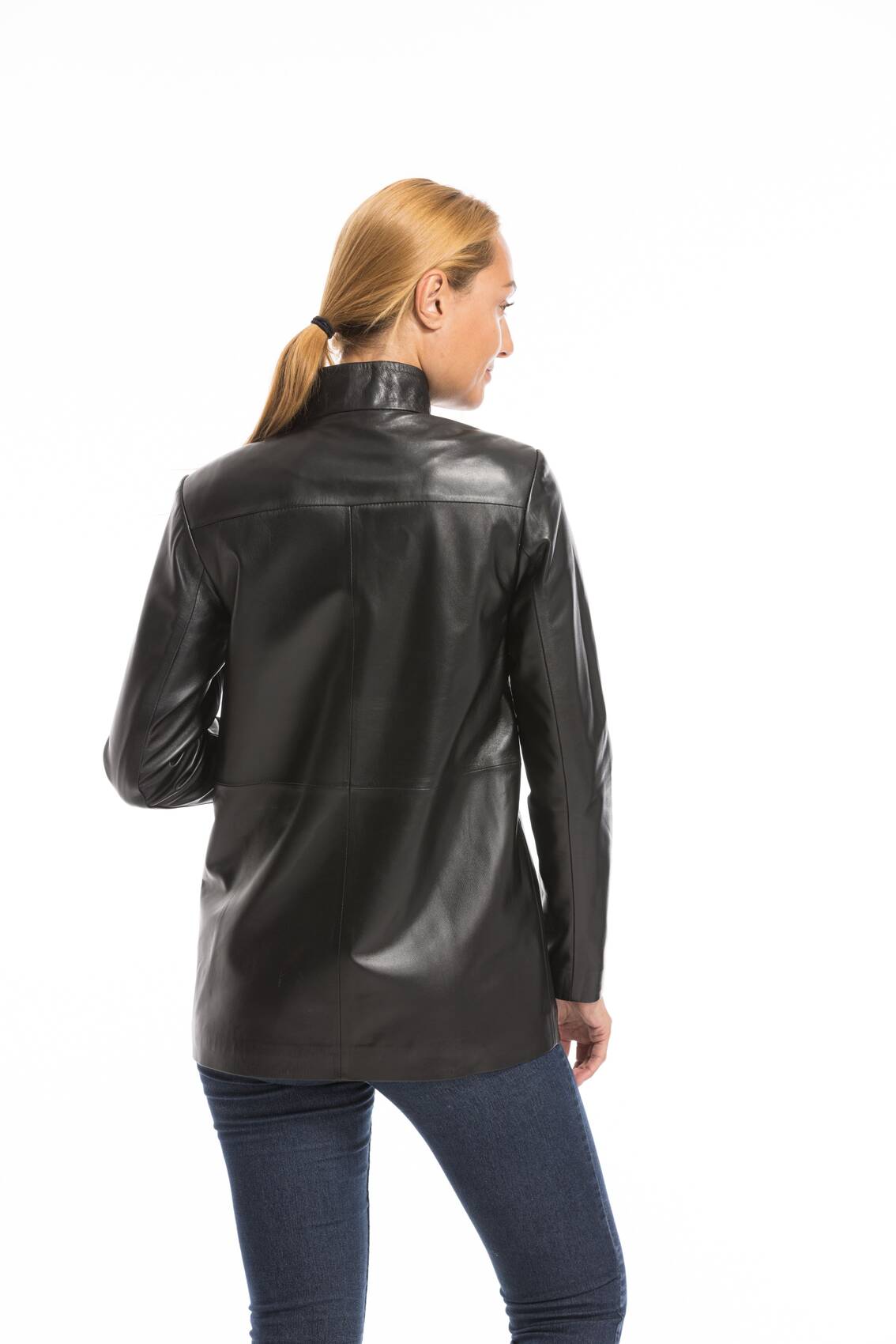 Vêtement en cuir Manteaux cuir noir