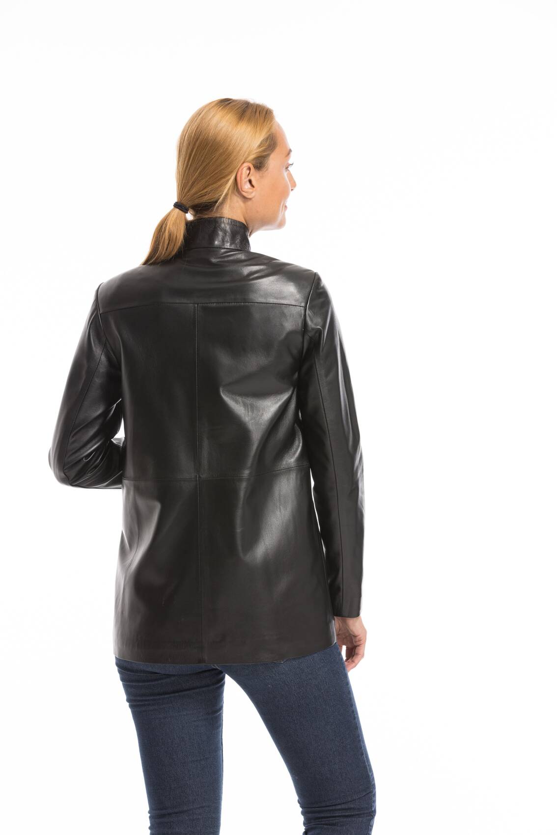 Vêtement en cuir Manteaux cuir noir