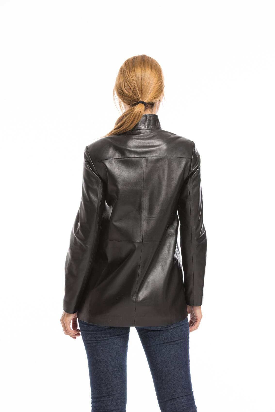 Vêtement en cuir Manteaux cuir noir