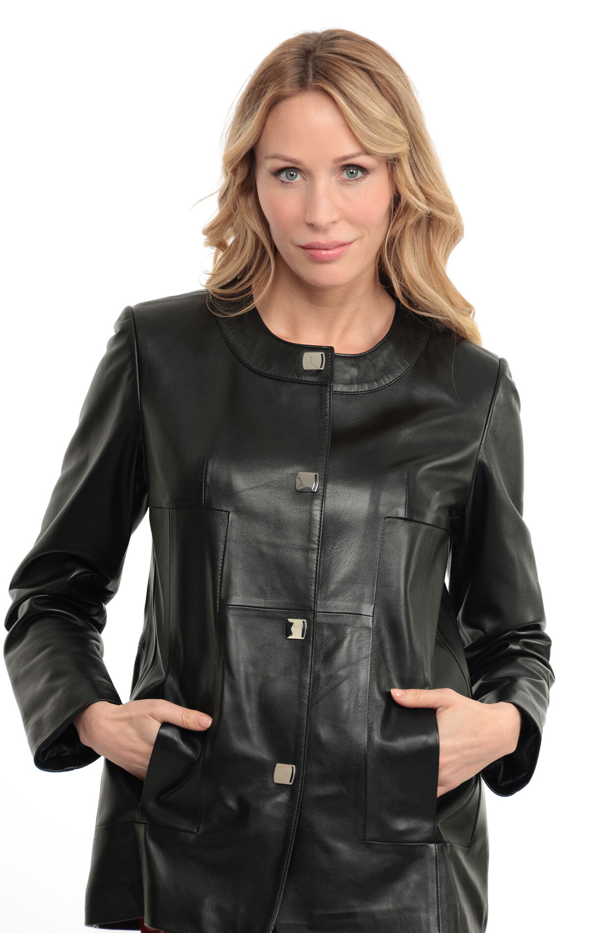 Vêtement en cuir Vestes cuir noir