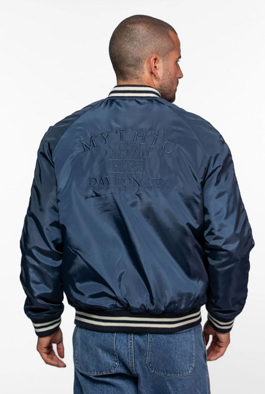 Vêtement en cuir Blousons textile bleu