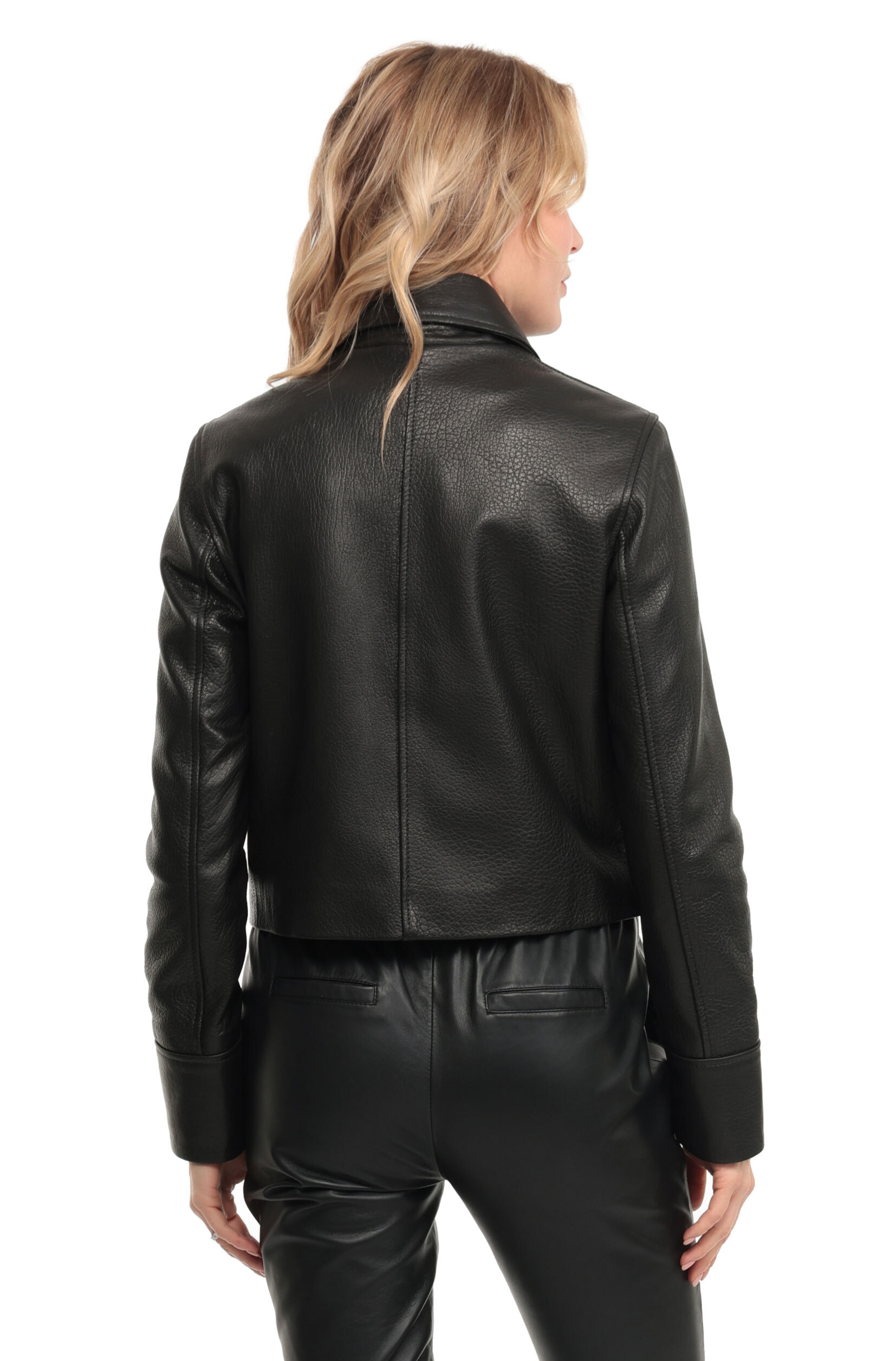 Vêtement en cuir Vestes cuir noir