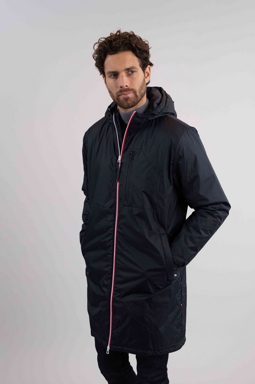 Vêtement en cuir Veste, parka & doudoune textile bleu