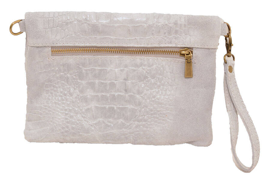 Vêtement en cuir Maroquinerie femme gris