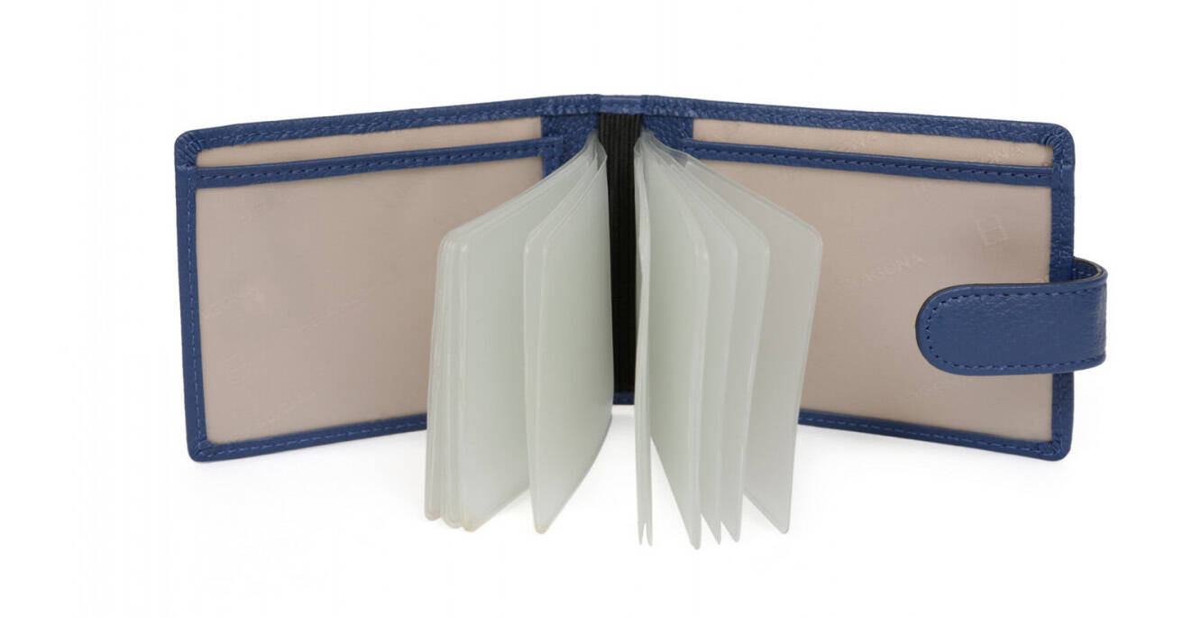 Vêtement en cuir Maroquinerie bleu