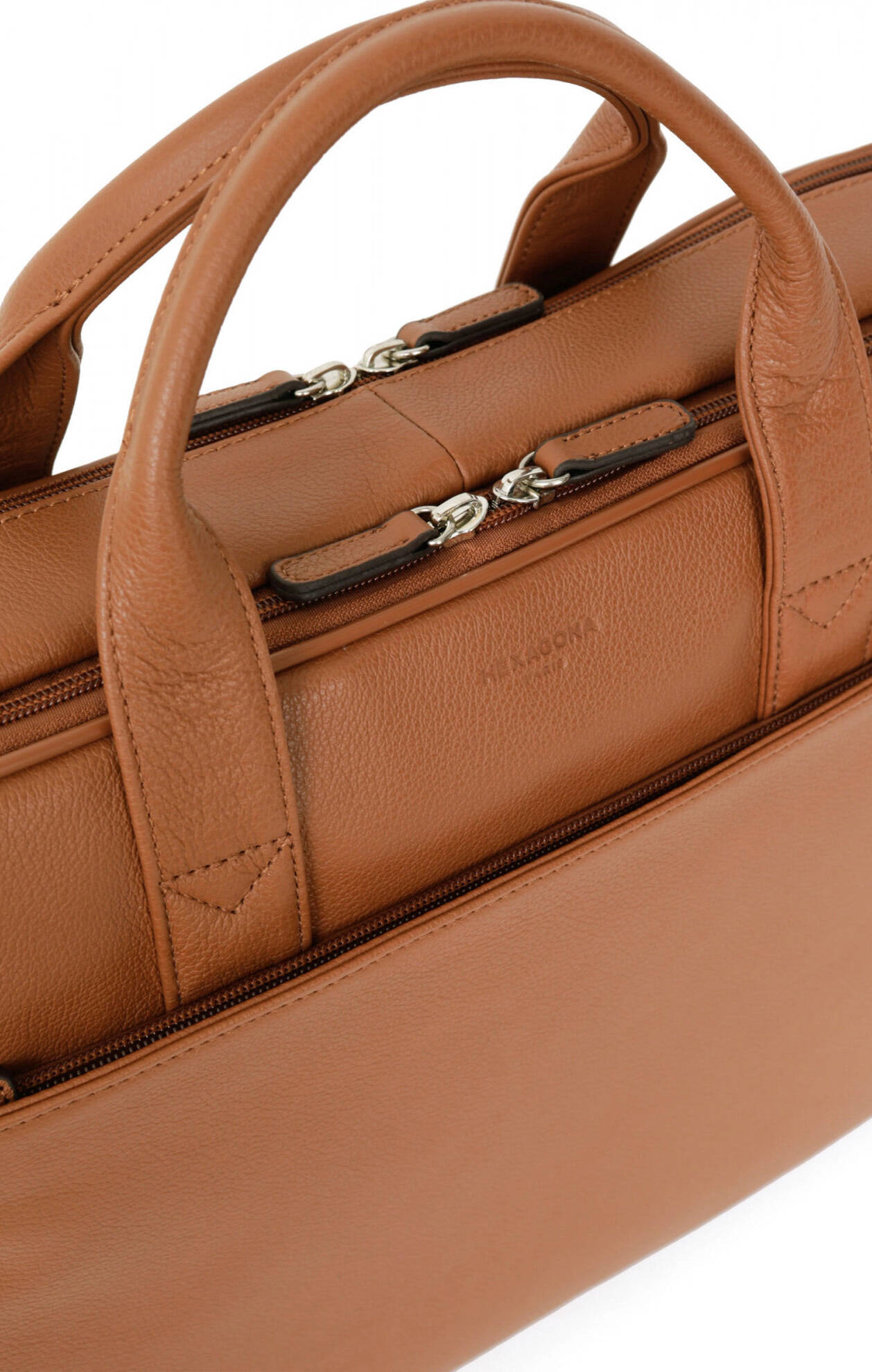 Vêtement en cuir Maroquinerie femme cognac