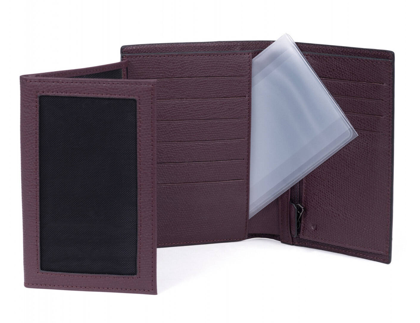 Vêtement en cuir Maroquinerie bordeaux