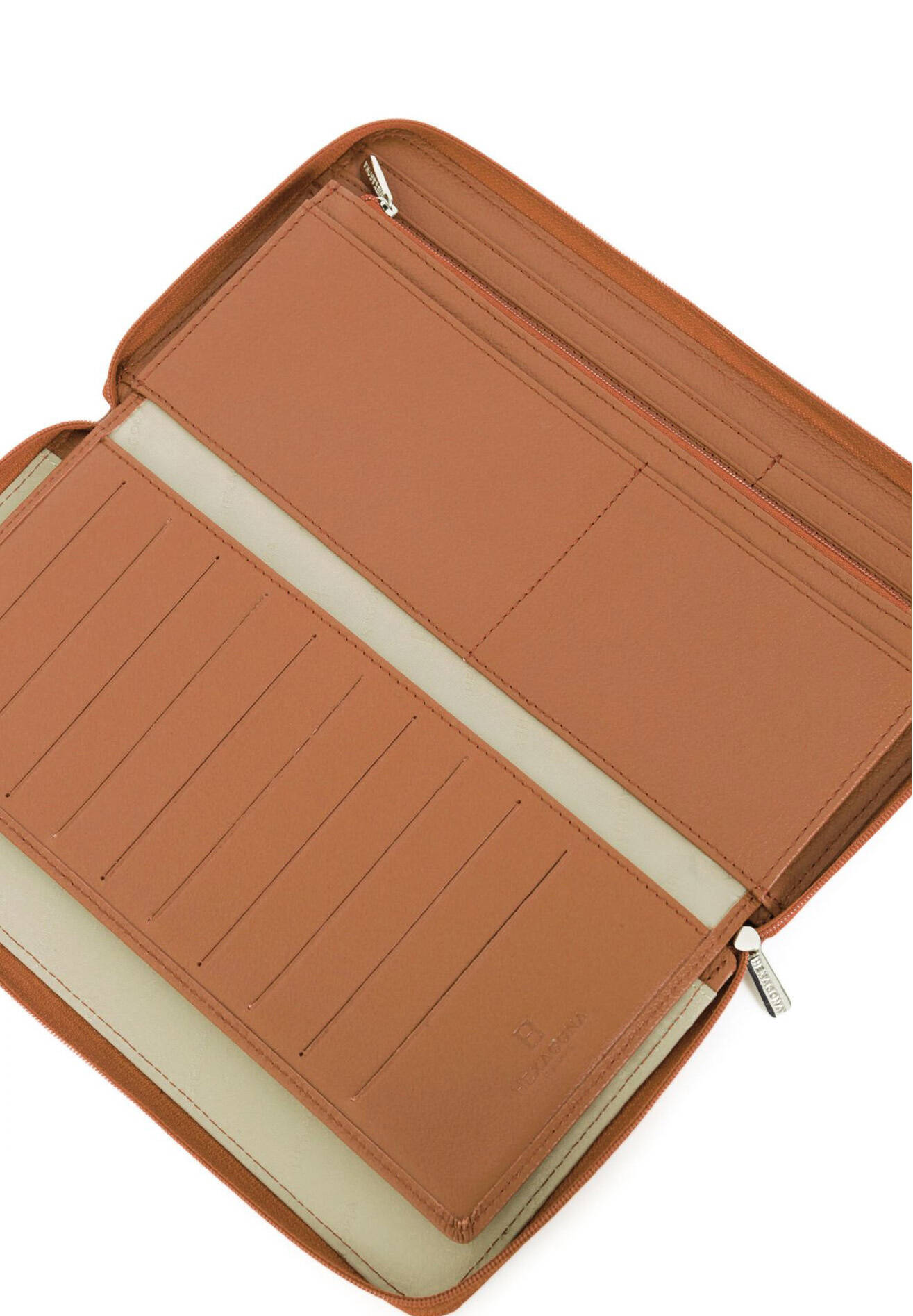 Vêtement en cuir Maroquinerie marron, cognac