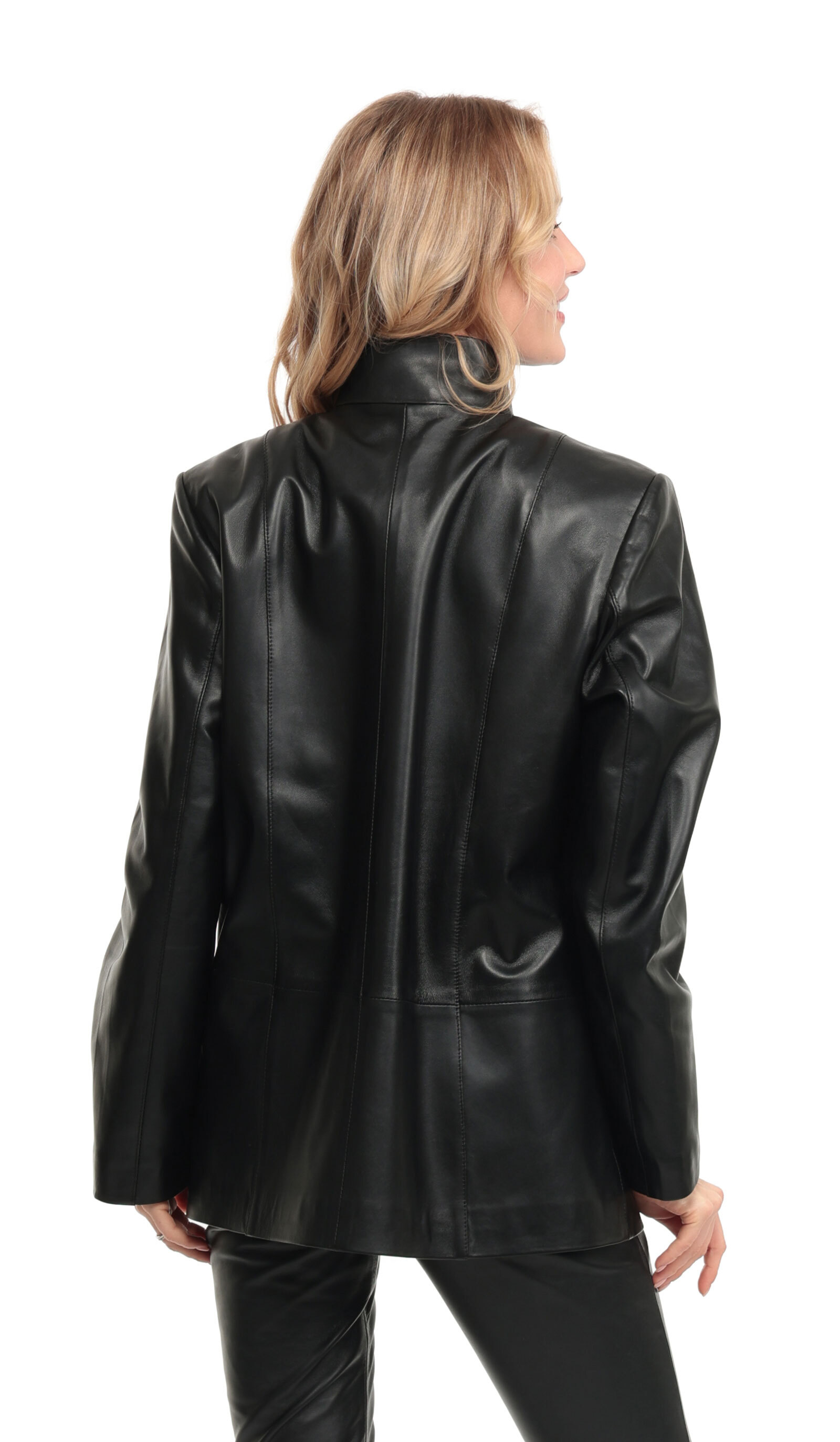 Vêtement en cuir Vestes cuir noir