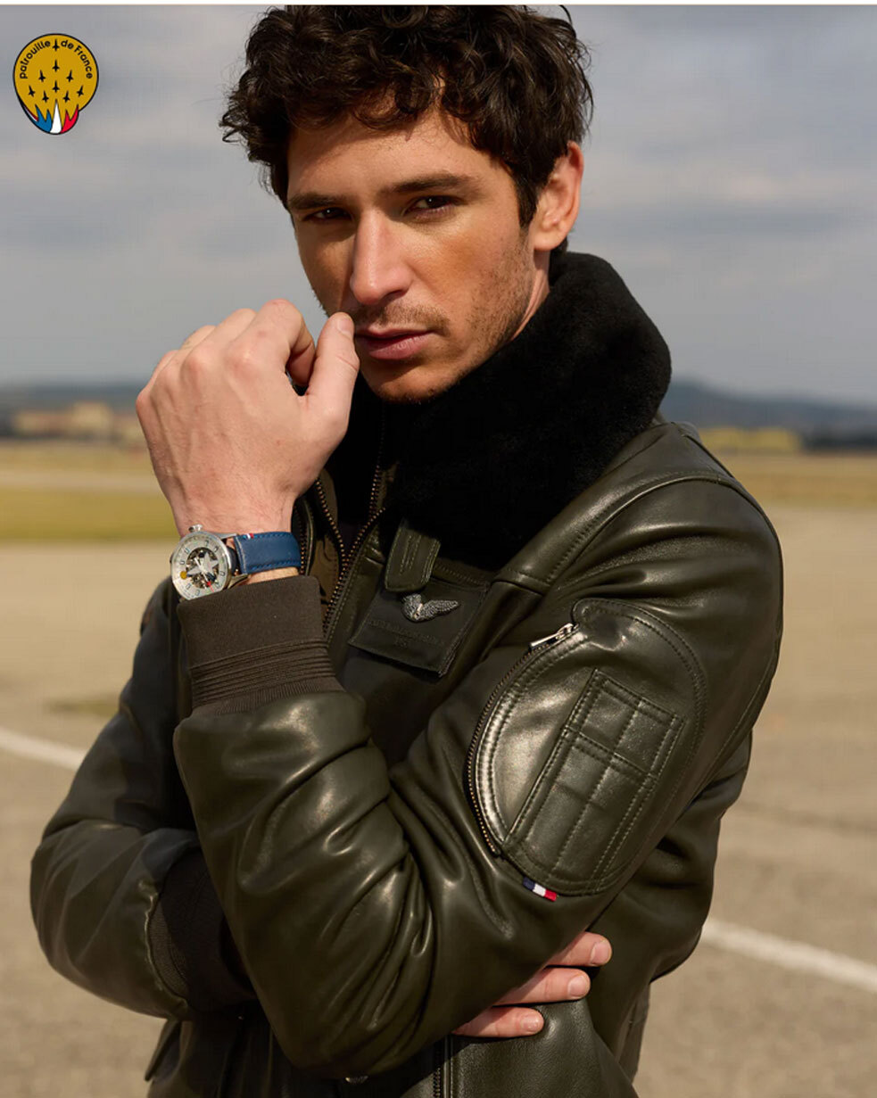 Vêtement en cuir Blousons cuir kaki