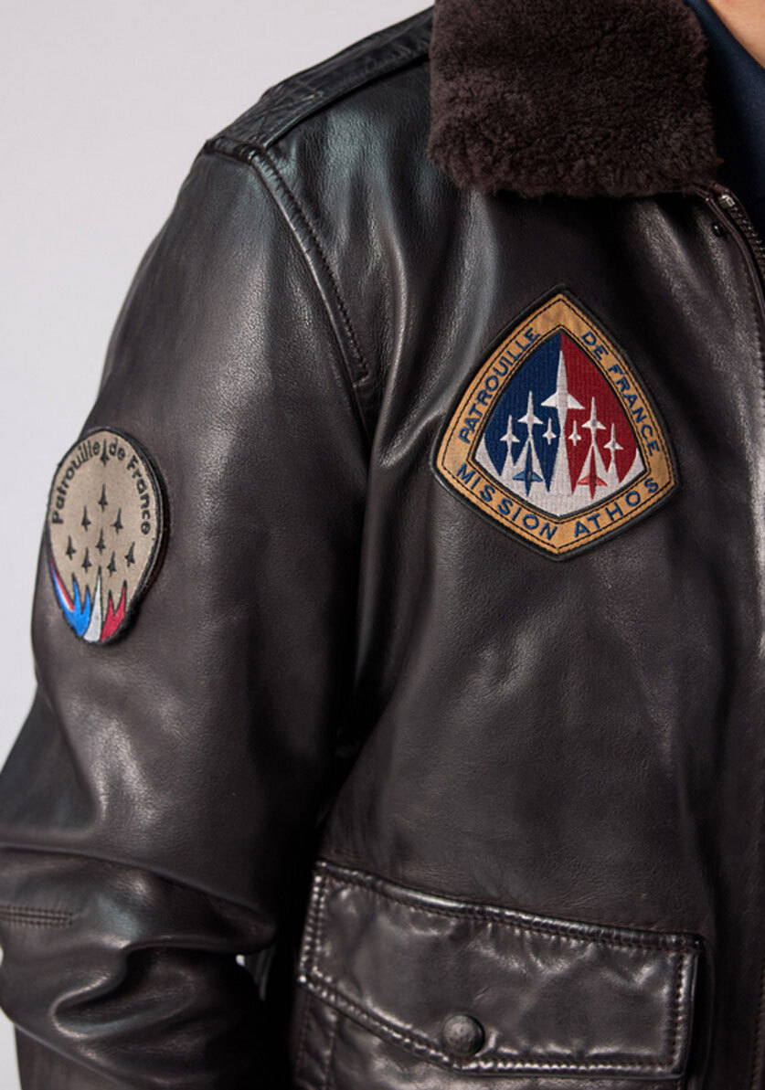 Vêtement en cuir Blousons cuir marron