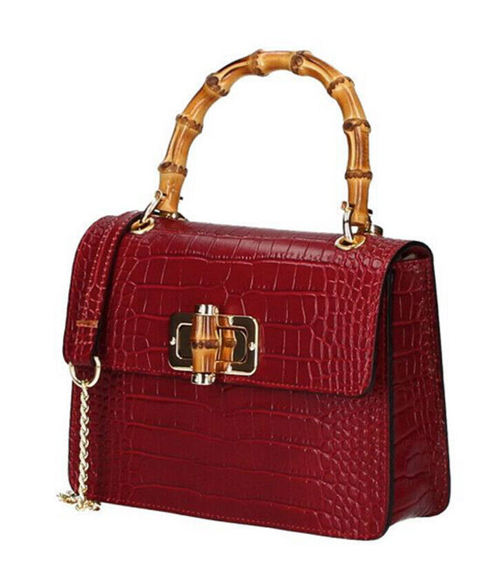 Vêtement en cuir Maroquinerie femme rouge