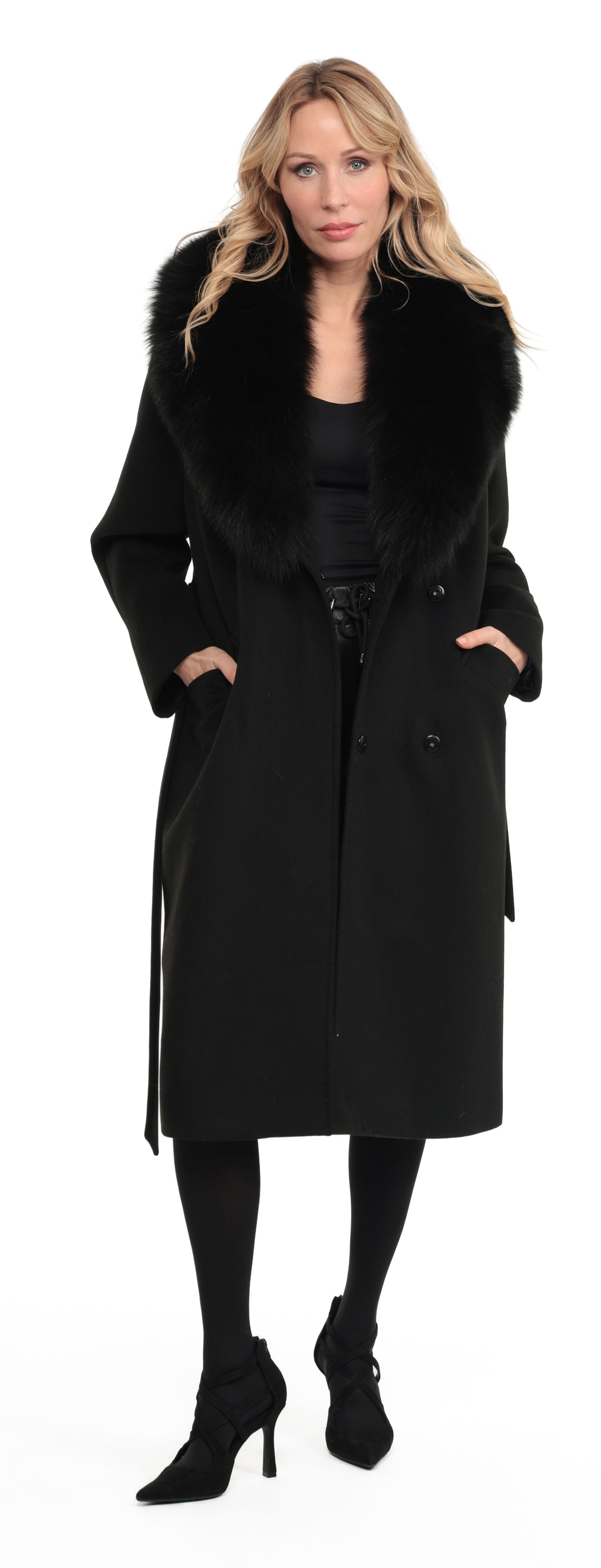 Vêtement en cuir Manteaux cuir noir