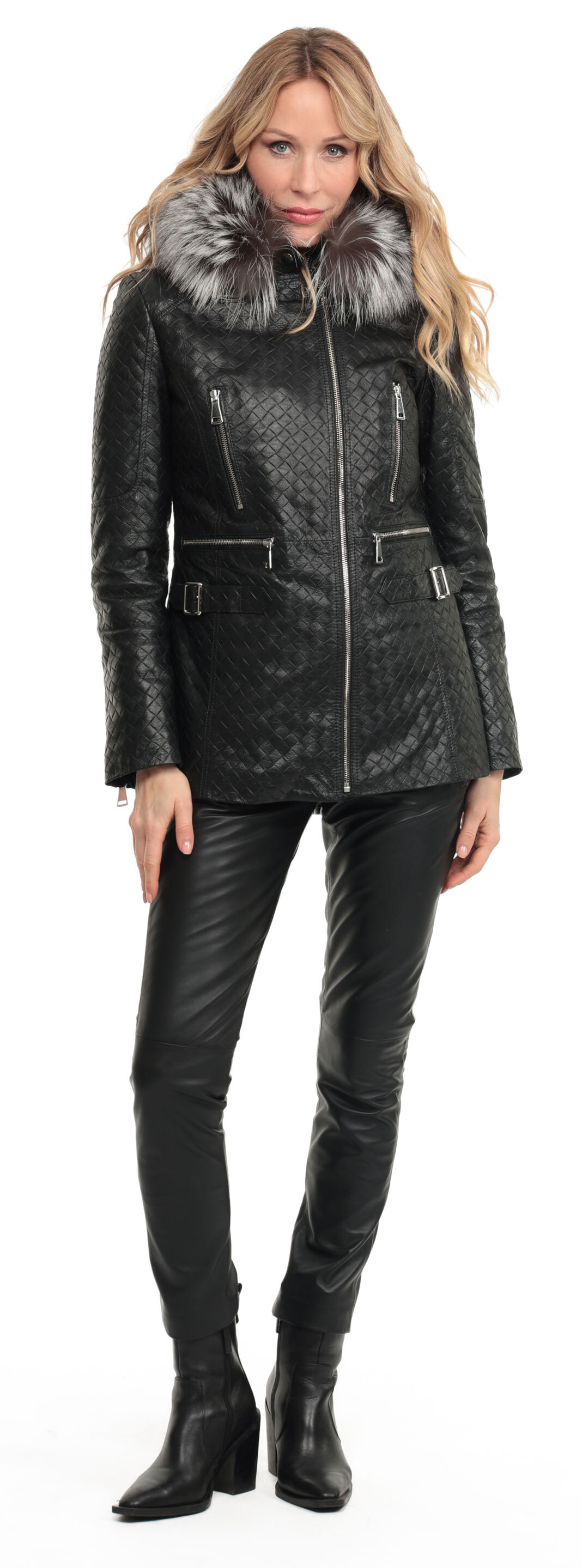 Vêtement en cuir Manteaux cuir noir