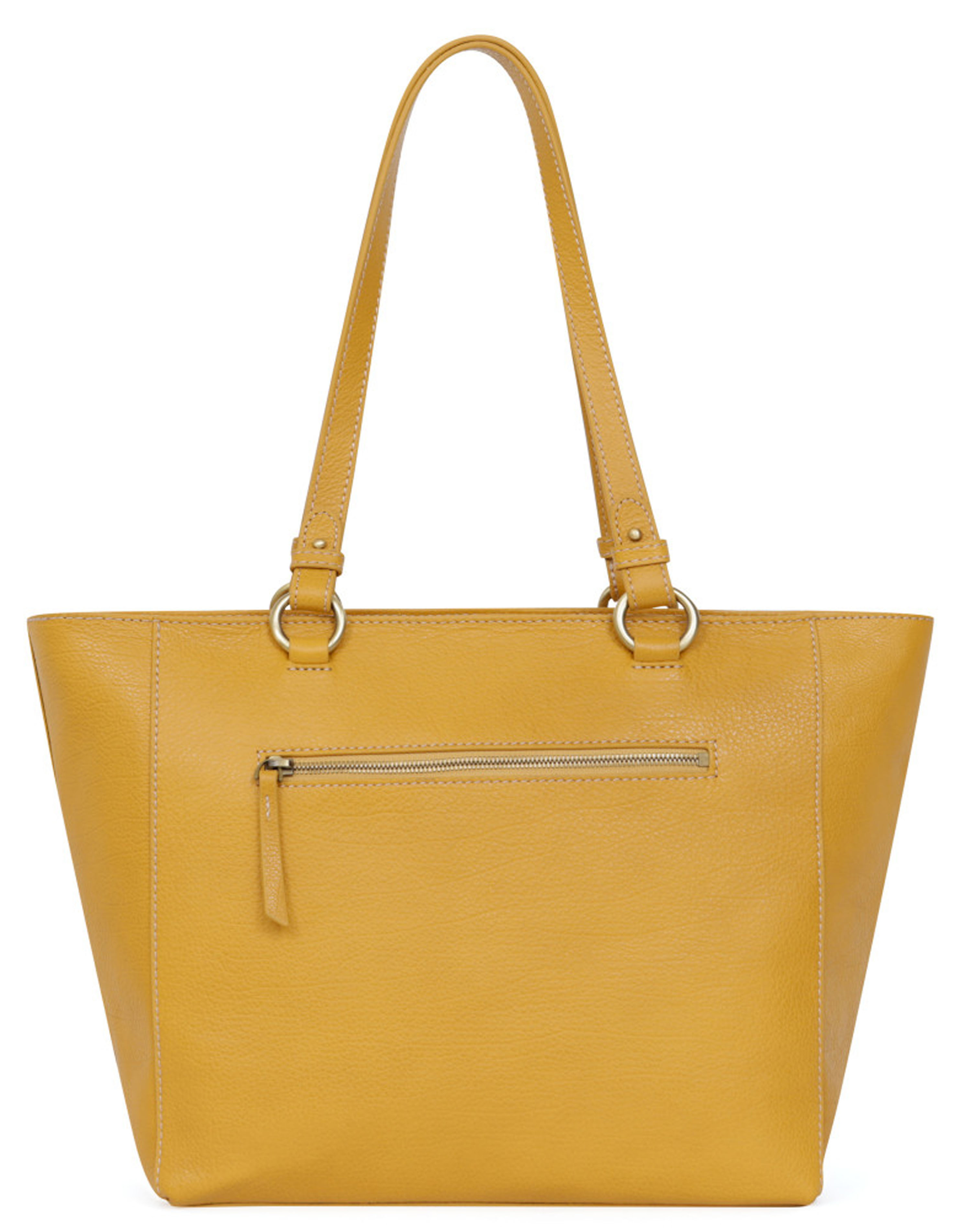 Sac shop moutarde cuir