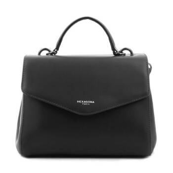 sac à main noir en cuir