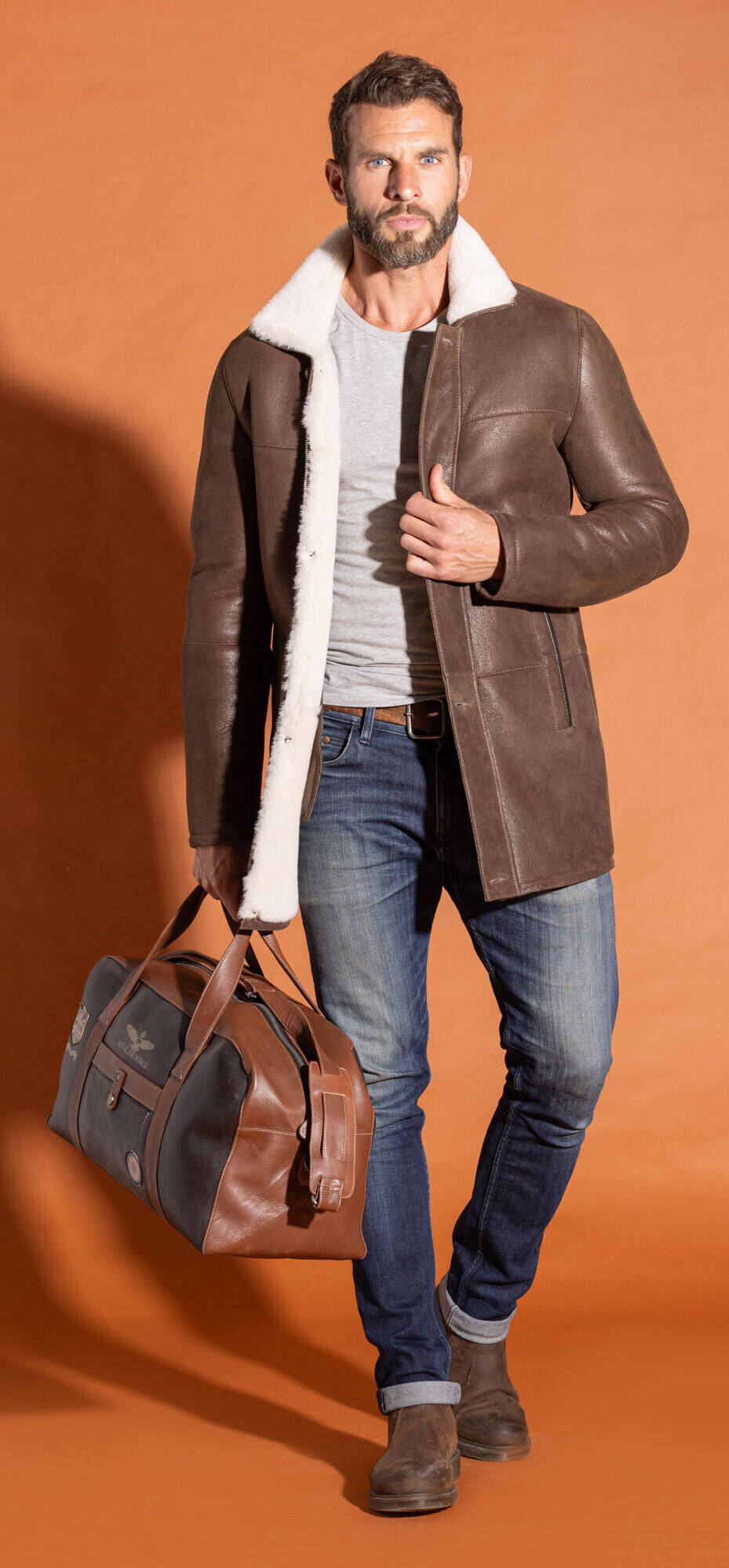 Maroquinerie homme en cuir bristol tortoise tortoise
