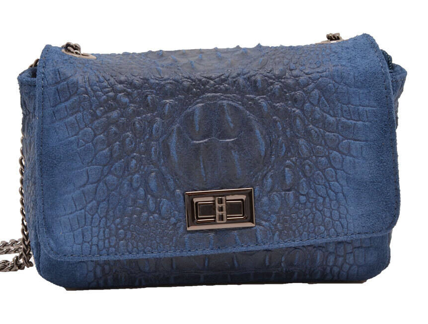 Vêtement en cuir Maroquinerie femme bleu