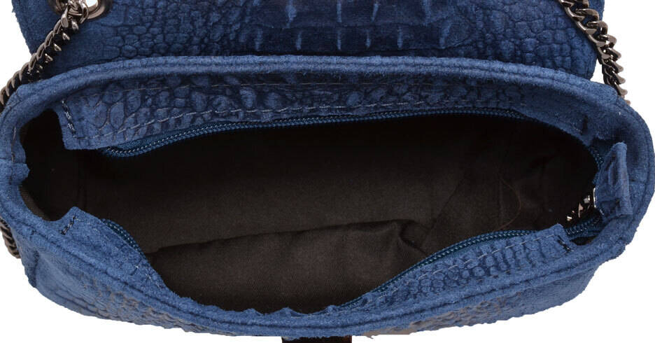 Vêtement en cuir Maroquinerie femme bleu