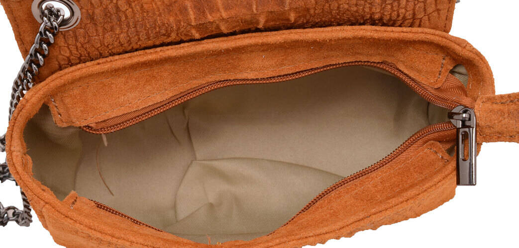 Vêtement en cuir Maroquinerie femme cognac