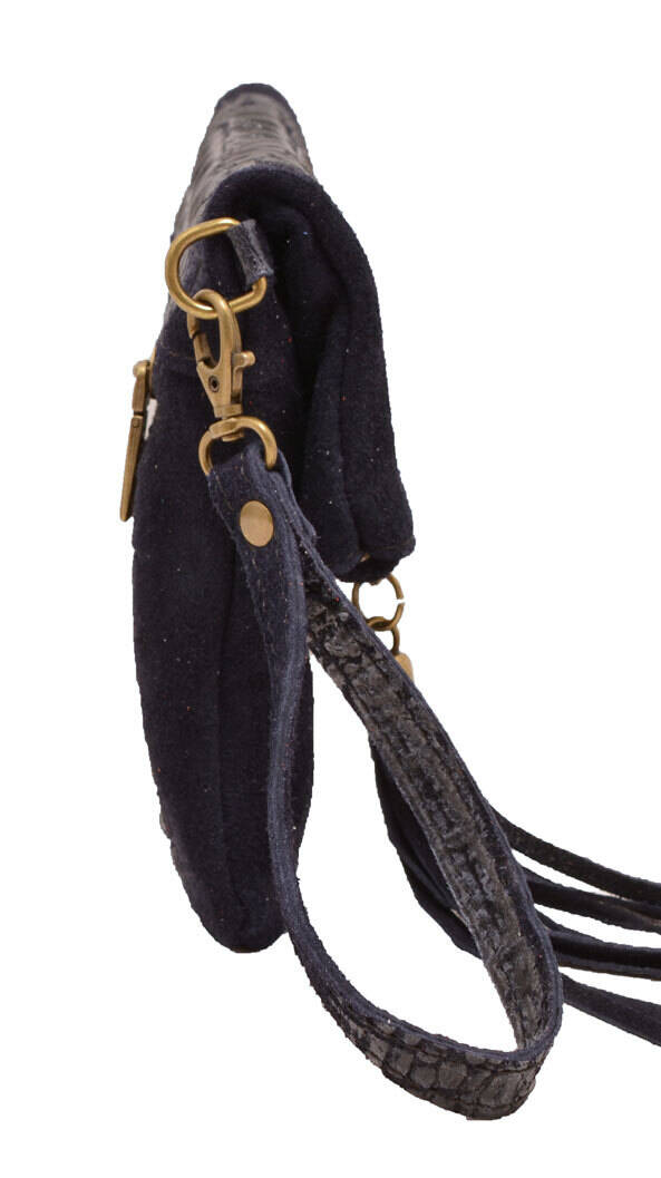 Vêtement en cuir Maroquinerie femme bleu