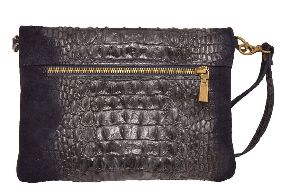 Vêtement en cuir Maroquinerie femme bleu