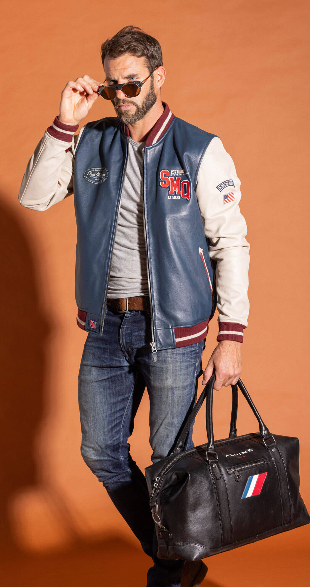 Vêtement en cuir Maroquinerie homme noir