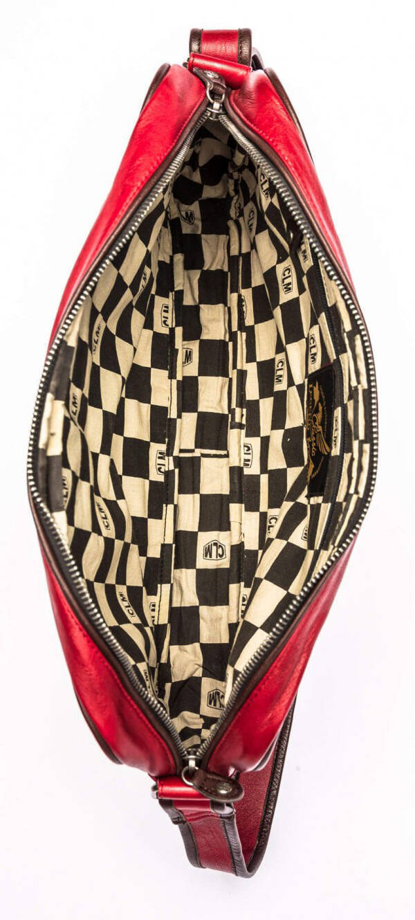 Vêtement en cuir Maroquinerie homme rouge