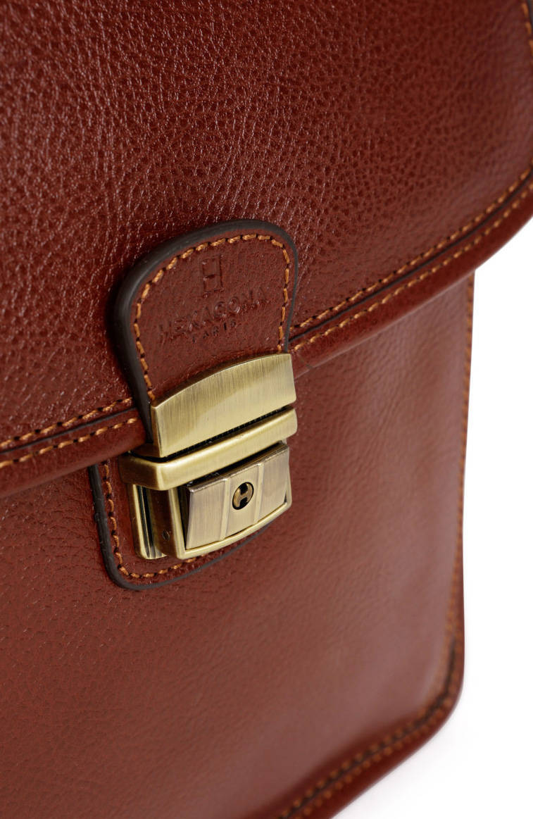 Vêtement en cuir Maroquinerie homme marron